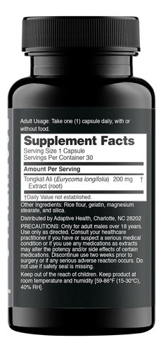 Nugenix Essentials Tongkat Ali Para Homens, Suporte Para A S