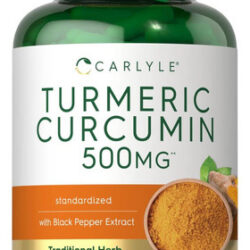 Curcumina De Cúrcuma Carlyle Com Bioperina | 500mg | 180 Cáp