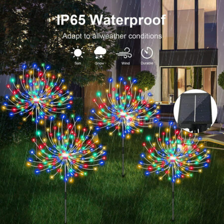 Pacote Com 8 Lâmpadas De Fogos De Artifício De Jardim À Prov — foto 2 Pacote Com 8 Lâmpadas De Fogos De Artifício De Jardim À Prov — foto 2