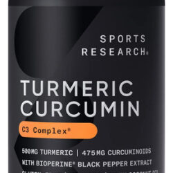 Suplemento De Pesquisa Esportiva Cúrcuma Curcumina C3 500mg