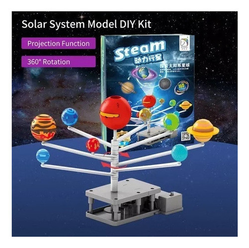 Kit De Modelo De Sistema De Projetor Solar Planetário Faça - Imagem 3