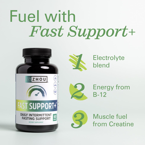Suplemento Zhou Fast Support+jejum Intermitente 60 Cápsulas - Imagem 3