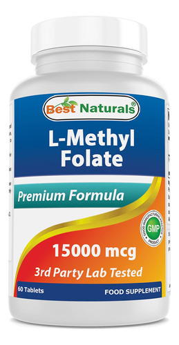 Best Naturals Metil Folato Mcg (15 Mg) (mais Biodisponível)