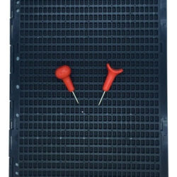 Reglete De Página Inteira Com 2 Punção, Preto