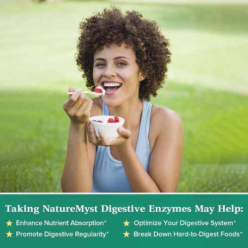 Enzimas Digestivas Naturemyst, 7 Enzimas À Base De Plantas, - Imagem 6