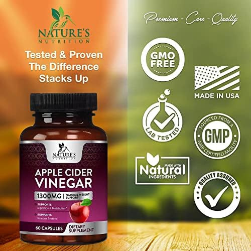 Cápsulas De Vinagre De Cidra De 1300 Mg Para Perda, Desinto - Imagem 4