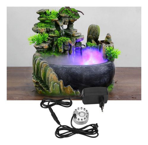 Mini Fonte De Água Ornamento Névoa Fabricante Atomizador Com - Imagem 9