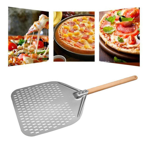 Espatula Pá De Pizza De Alumínio Prata - Imagem 7
