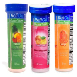 Relion Glucose Tabets: Laranja, Tropical E Ponche De Frutas