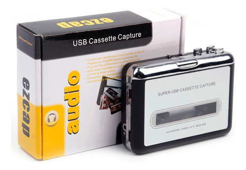Leitor De Cassetes Usb, Conversor De Cassete Para Mp3