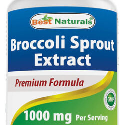 Extrato De Brotos De Brócolis Best Naturals, 1000 Mg, 120 C