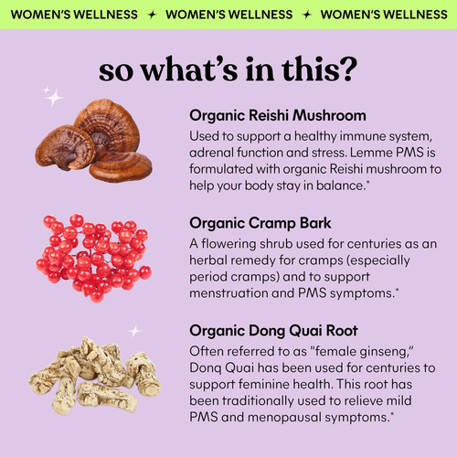 Equilíbrio Hormonal Lemme Pms Para Mulheres, Gotas Líquidas, - Imagem 4