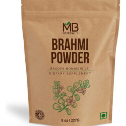 Mb Herbals Puro Brahmi Em Pó 227g | Meia Libra | Pó De Bacop