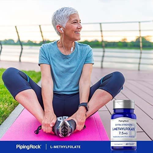 Piping Rock L-metilfolato 7,5 Mg | 60 Cápsulas | Suplemento - Imagem 6