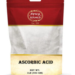 Pó De Vitamina C De Ácido Ascórbico Spicy World 1 Lb - Supl