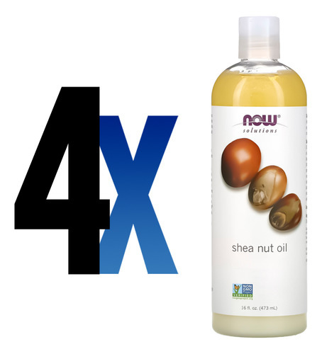 Óleo De Noz De Karité Now Foods 473 Ml Importado 4un - Imagem 2