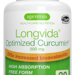 Longvida Curcumina Lipidada 500 Mg, Ultra Biodisponível E A