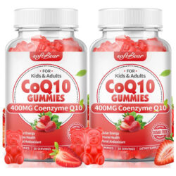 Softbarbe Coq10 Gummies 400mg Coenzima Q10 Suplemento Para A