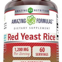 Fórmulas Incríveis De Arroz Com Fermento Vermelho 1200 Mg Po