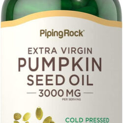 Extrato De Óleo De Semente De Abóbora Piping Rock 3000mg | 2
