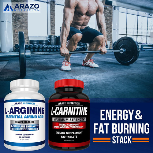 Arazo Nutrition Premium L Arginina - 1340mg Óxido Nítrico... - Imagem 6