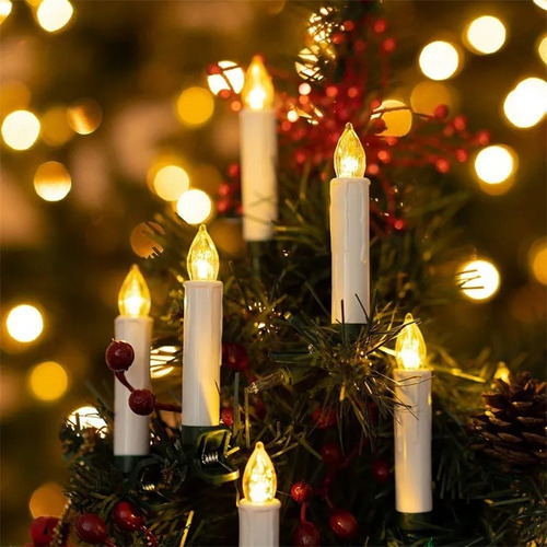 Luzes De Natal Led De 20 Unidades Luzes De Vela Para Árvore - Imagem 6