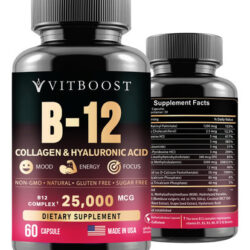 Suplemento Vitboost B12 Metilcobalamina 25000mcg - 60 Cápsul