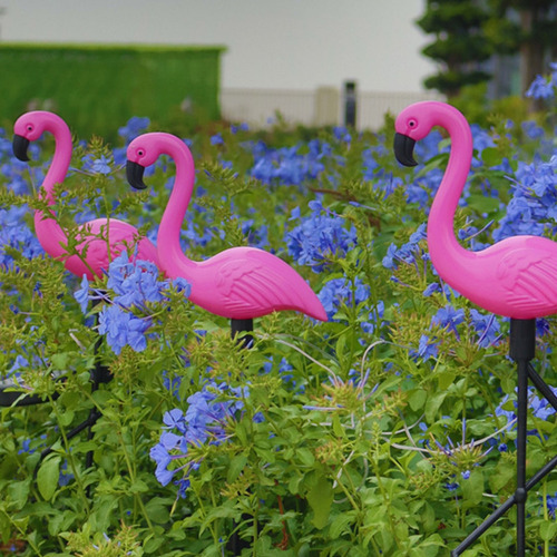 Luz Solar De Jardim Em Forma De Flamingo Luz Solar Que Muda - Imagem 7