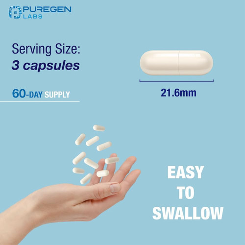 Puregen Labs Taurato De Magnésio 1500 Mg Por Porção [alta Po - Imagem 7