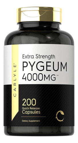 Extrato De Casca De Carlyle Pygeum Africanum 4000mg | 200 Cá