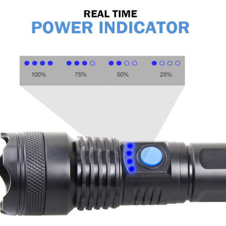 Lanterna Carregável Usb De 300 Minutos Strong Light 3 Modos - Imagem 3