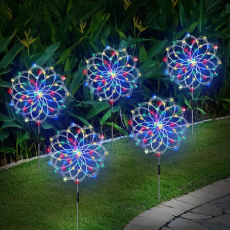 Luzes Solares De Fogos De Artifício, Luzes Decorativas 5pcs. - Imagem 26