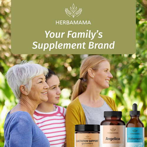 Suplemento Herbamama Angelica Root Dong Quai - 1000 Mg Cápsu - Imagem 8