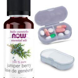 Now Foods Óleo Bagas Zimbro 30ml + Porta Cápsulas