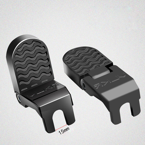 2 Peças Pedais Traseiros De Bicicleta Leves Pedaleira 10 Mm - Imagem 9