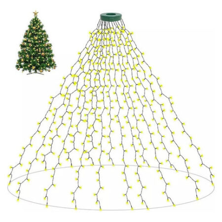 Yiyi Decoração De Árvore De Natal Com Luzes De Corda De 2023 - Imagem 9