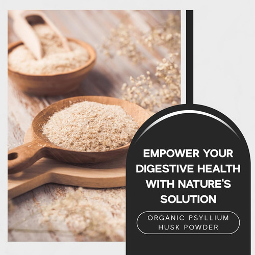 Casca De Psyllium Inteira Para Limpeza Do Cólon, Alívio Da C - Imagem 2