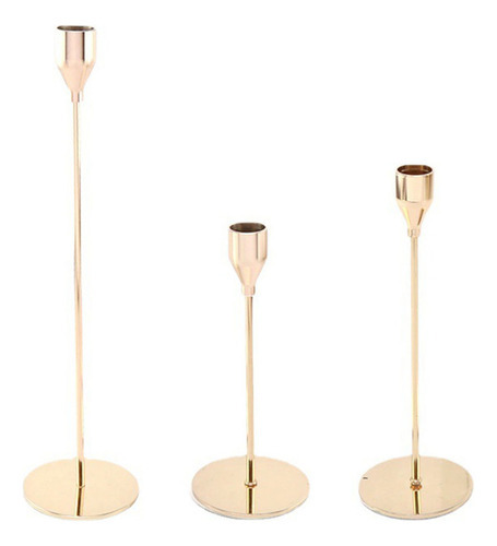 Castiçal Decorativo, Conjunto De Castiçais, Conjunto De 3 Pa