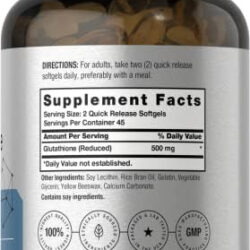Cápsulas Gelatinosas De Glutationa Lipossomal Horbaach 500mg