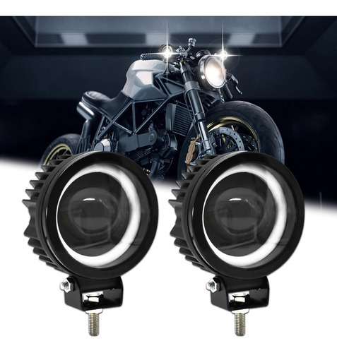 Faróis De Motocicleta, Quadriciclos, Barcos, Suvs.pack Round - Imagem 2