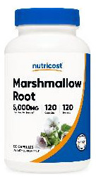 Suplemento Nutricost Marshmallow Root 5000 Mg 120 Cápsulas - Imagem 2