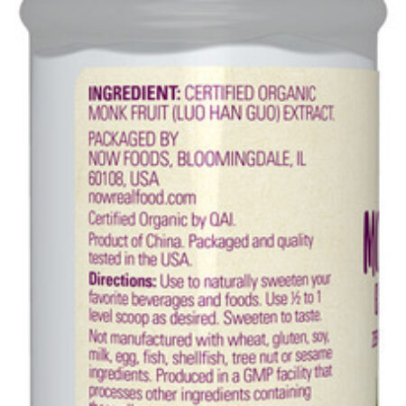 Extrato Pó Fruta Monge Now Foods Orgânico 19.85g Importado - Imagem 3