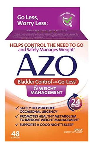 Controle De Bexiga Azo Com Suplemento Dietético Go-less® E