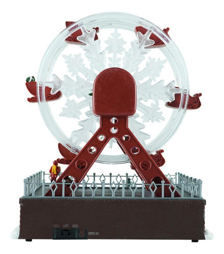Sdj Roda Gigante Giratória Musical Brilhante De Natal - Imagem 9