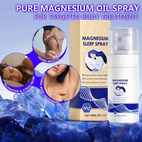 Spray De Óleo De Magnésio, Óleo De Magnésio Natural De Magné - Imagem 7