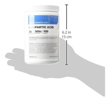 Nutricost Ácido D-aspártico (daa) Pó 300g - Ácido D Aspártic - Imagem 6