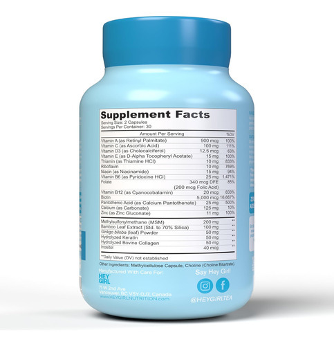 Vitaminas Capilares Para Ajudar No Afinamento E Queda - Supl