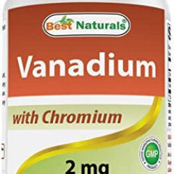 Best Naturals Vanádio 2 Mg Com Polinicotinato De Cromo 200 M
