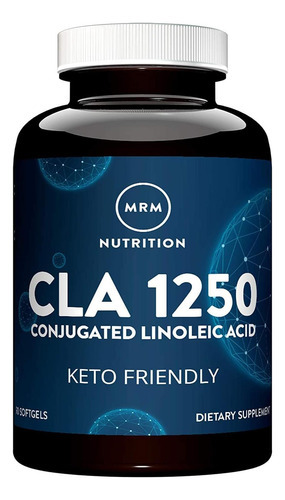 Mrm - Cla 1250mg - Alta Potência 80% Cla = 1000mg Cla Por Ge