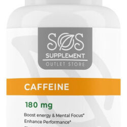 Pílulas De Cafeína Sos, 180 Mg X 90 Cápsulas, Energia Aprimo